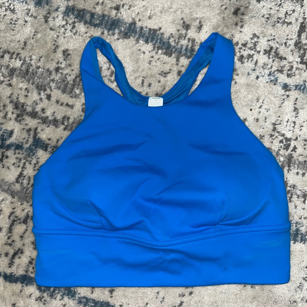lululemon athletica Blue Racerback Sports Bra